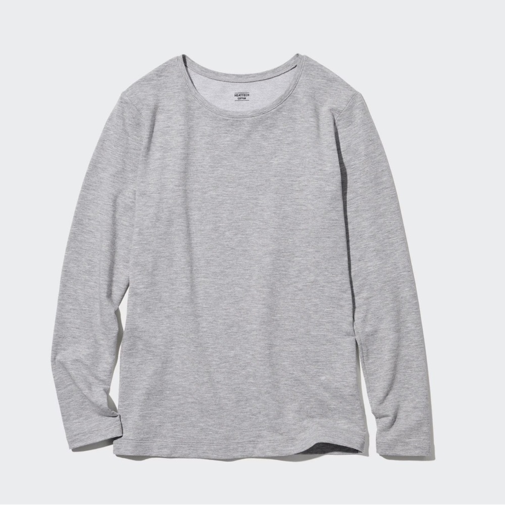 NEW HEATTECH Crew Neck Long Sleeve T-Shirt (EXTRA WARM) Size: XL